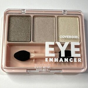 COVERGIRL Eye Enhancer 105 Cafe Aulait Trio Sealed Package Vegan Cruelty Free
